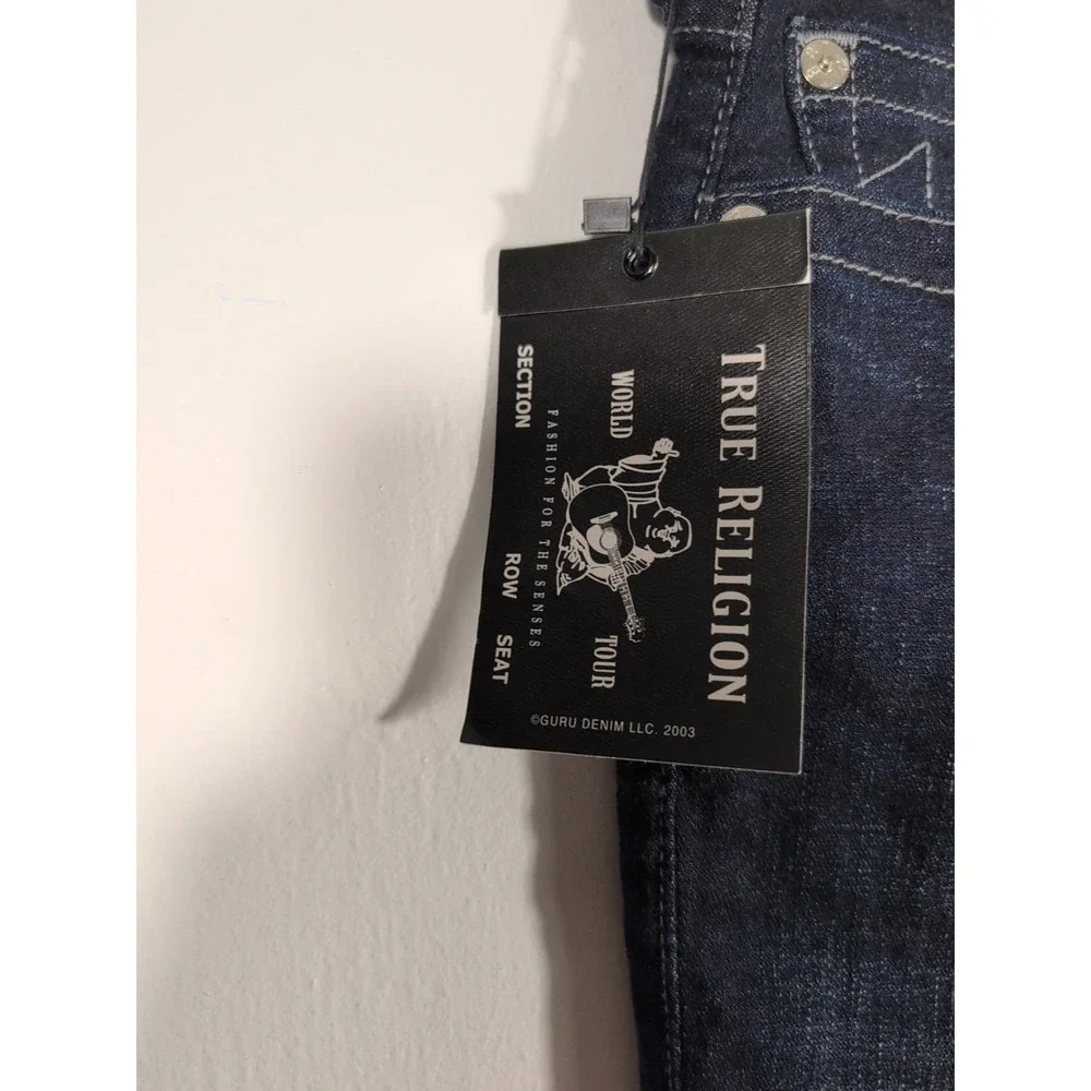 True Religion Rocco Jeans Relaxed Skinny No Flap SN Men's 40 NEW